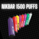 Pod Descartável Nikbar 1500 Puffs